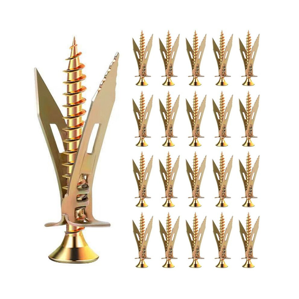 100Pcs Upgraded Self-Drilling Wall Anchor Screws, Premium Drywall Anchor And Screw Set For Easy Application 4713268569832