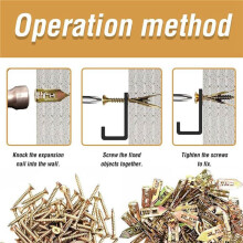 100Pcs Upgraded Self-Drilling Wall Anchor Screws, Premium Drywall Anchor and Screw Set for Easy Application