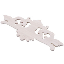 5pcs 22 X 10 cm Wood Carved Corner Onlay Applique Decor Furniture Unpainted