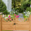 4X Self Locking Gate  for Wooden Fence Heavy Duty, Steel Spring Cable Pull String Gate Hardware Gate Lock 6