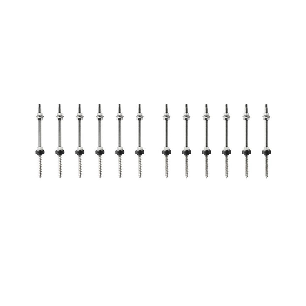 20Cm Solar Hanger Bolts Solar Panel Roof Mounting Screws M10 Solar Pv Panel Mounting Bracket For Fixing Solar Panel 12Pc 6032068604184