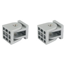 2X 4040 Flexibles Scharniergelenk, Aluminiumbeschläge, Rechtwinkliger Verbinder für Aluminiumprofile