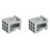 2X 4040 Conector de Ángulo Recto con Bisagra Flexible para Perfil de Aluminio 1