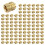 480Pcs M3X5.7-OD4.6 Thread Knurled Brass Threaded Heat Set Heat Resistant Insert Embedment Nut for 3D Printer 1