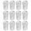 12 Pcs Gutter Downspout Guards 3.5 Inch Aluminum Leaf Filter Strainer Expandable Gutter Downspout Protector 1