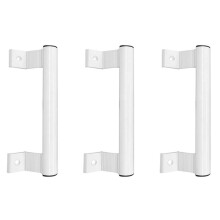 3X Sliding Door Handle 8inch Aluminum Sliding Glass Door Pull Sliding Patio Door Handles Fits 6-5/8 Inch Mounting Holes