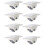 8 Pcs Self Adhesive Casters Wheels for Storage Box Trash Can Single Direction Non-Swivel Casters No Drilling 1