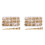 760Pcs Thread Inserts M2 M2.5 M3 M4 M5 M6 Metric Female Thread Brass Knurled Threaded Embedment Nuts Assortment Kit 1