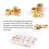 760Pcs Thread Inserts M2 M2.5 M3 M4 M5 M6 Metric Female Thread Brass Knurled Threaded Embedment Nuts Assortment Kit 4