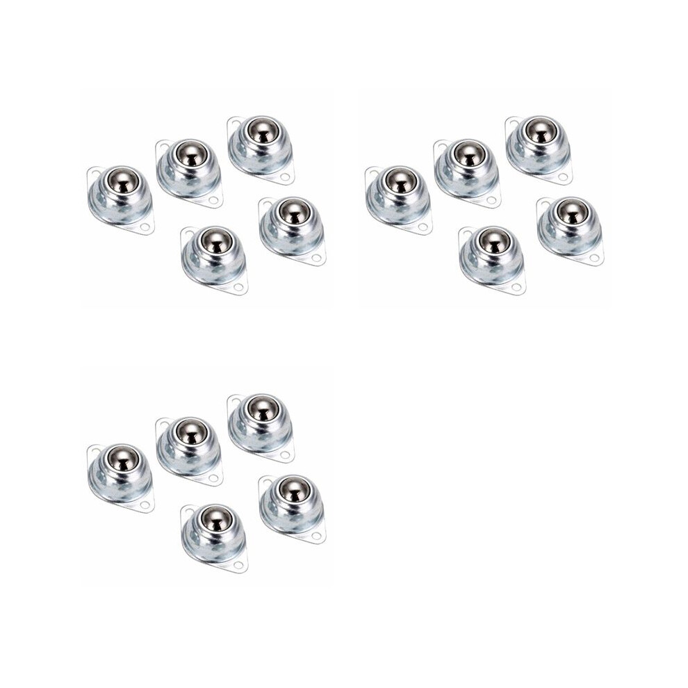 15Pcs Carbon Steel Swivel Caster Wheel Car Robot Universal Eye Round Wheel For Machinery Trolleys Furniture 4711324485669