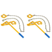 2X Herramienta Compacta de Reparación de Cercas de Colador de Cadena, Tensor de Alambre de Púas Capacidad de Cadena de 47,25 Pulgadas 2200 Libras