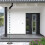 2X Rain Chain Gutter Adapter Black Installation Suit for Gutter Downspout Outlet 4