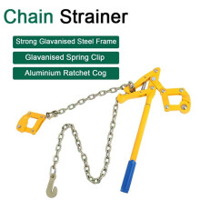 2X Chain Strainer Fence Repair Compact Tool,Barbed Wire Tightener 47.25Inch Chain Capacity 2200Lbs Barbed Wire Stretcher