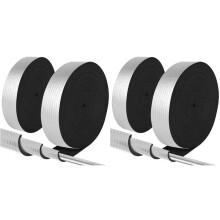 Pipe Insulation Wrap 2Inch Wide X 32.8 Ft Outdoor Foam and Foil Pipe Wrap Insulation Tape Self Adhesive (4 Roll)