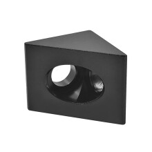 Connecteur de Support D'Angle à 90 Degrés pour CNC et Imprimante 3D DIY V-Slot Coin Noir pour Profil en Aluminium 2020 20 Pièces