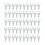 100PCS Seamless Nails Double-Headed Screw Solid Wood Baseboard Seamless Nails Foot  Special Nails 2