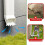 2PCS Gutter Downspout Diverter, Gutter Downspout Extensions for Rainwater Dispersal, Rain Gutter Disperser White 5