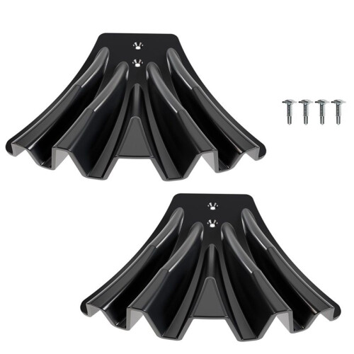 2PCS Gutter Downspout Diverter, Gutter Downspout Extensions for Rainwater Dispersal, Rain Gutter Disperser Black