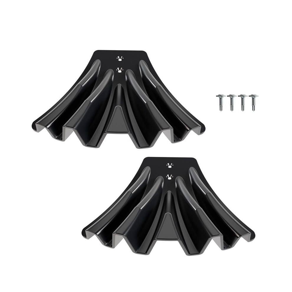 2Pcs Gutter Downspout Diverter, Gutter Downspout Extensions For Rainwater Dispersal, Rain Gutter Disperser Black 6033797248168
