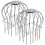 Gutter Guard,4Pcs Round  Gutter Filter Downspout Guard Even Hollow Replacement Gutter Cover for Leaves-A 2