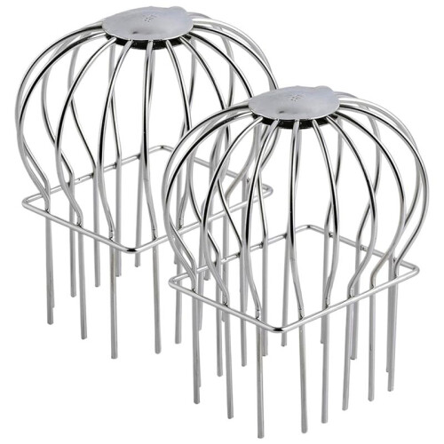 Gutter Guard,4Pcs Round  Gutter Filter Downspout Guard Even Hollow Replacement Gutter Cover for Leaves-A 1