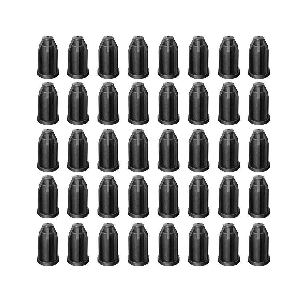40Pcs Caster Socket Plastic Sleeve Round Inserts, Chair Caster Wheel Stem Insert, 1Inch Wheel, 7/16Inch Inside Stem 6031075295071