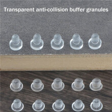 600 STÜCKE Glas-Tischplatten-Shock-Einbau-Gummi-Schranktür-Anti-Shock-Pellets für Terrassen-Arbeitsplatten, Passend für 3/16-Zoll-Loch