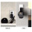 For Echo Spot (2024 Release) Wall Holder with Cable Storage ABS Material Case Wall Mount Bracket for Echo Spot Stand 3
