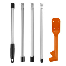 Limpiador de Tuberías con Mango Largo, Desatascador de Desagües, Pala Ergonómica para Techos, Hojas, para el Hogar, la Calle, el Jardín.