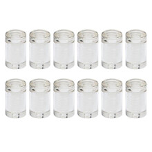 12Pcs Clear Standoffs, 3/4x1inch Acrylic Standoff Screws, Wall Sign Standoff Mounting Hardware,Advertising Standoff Nail
