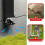 2PCS Gutter Downspout Diverter, Gutter Downspout Extensions for Rainwater Dispersal, Rain Gutter Disperser Black 5