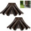 4PCS Gutter Downspout Diverter,Gutter Downspout Extensions for Rainwater Dispersal,Rain Gutter Disperser Brown 7
