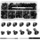 Binding Screws Assorted Kit,M5x4/5/6/8/10/12mm Book-Binding Rivets with Punch Screwdriver,Screw Rivets for DIY Leather 1