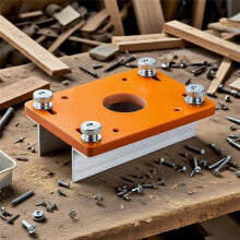 Woodworking Round Corner Radius Template Ergonomic Router Guide for Woodworking AdjustableBoard Arc SlottingTool Guide A