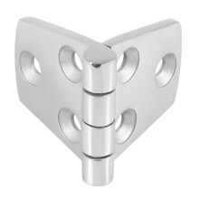 Marine 8Pieces Stainless Steel Strap Hinge Door Hinge For Marine Boat Yacht 76 X 38 Mm Rafting Boating Accessories
