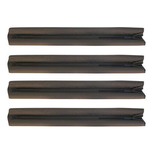 4X Twin Door Draft Dodger Guard Stopper  Saving Protector Doorstop Home Decor