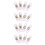 16 pcs door window cabinet single sliding metal roller wheel 8mm Dmr. 2