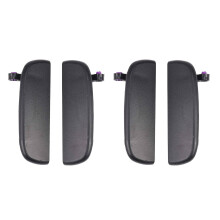 4Pcs Car Black Front Rear Outer Door Handle Exterior Outside Door Open Knob Left Right for New Alto