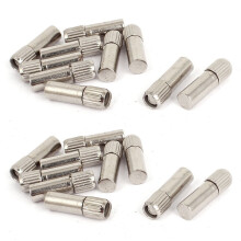 Furniture Cabinet Straight Shelf Supports Pegs Pins 6mm x 20mm 20 Pcs