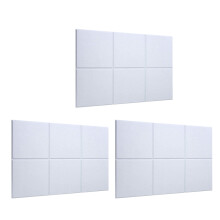 18PCS Acoustic Absorption Panel 12 Zoll X 12 Zoll X 0,4 Zoll Schallschutzpolsterung für die Echo-Bass-Isolierung für Akustik