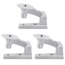 3X Wall Mount Bracket Cam Storage Stand Holder 180 Degree Adjustable for Cloud Camera 291 Series Wifi (White)