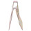 100pcs Bronze Tone Spring Metal Car Door Panel Spire Screw U-Type Clips 8