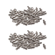 100Pc Cabinet Cupboard Wooden Chopping Shelf Support Pins Nails 16mm x 5mm