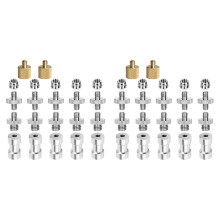44Pack Camera Screw Adapter 1/4 a 1/4 Screw 1/4 a 3/8 Tripé Screw Adapter Converter