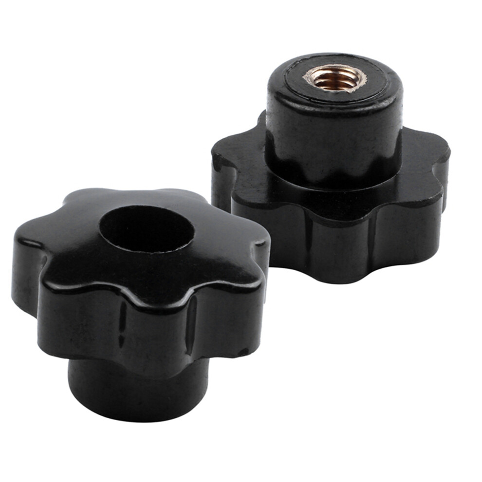 Machinery Latche Knurled Clamping Nuts Knob Grip M8 Female Thread 12Pcs 6032756188965