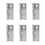 6X 2 Inch Long Stainless Steel Self-Closing Corner Spring Draw Door Hinge 1