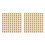 M3 x 3mm Female Thread Brass Knurled Threaded Insert Embedment Nuts 200PCS 1