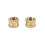 M3 x 3mm Female Thread Brass Knurled Threaded Insert Embedment Nuts 200PCS 5