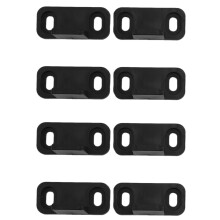 4 Set di Guida per Pavimento Scorrevole per Fienile Guida di Fissaggio Regolabile per Montaggio Su Pavimento Un Doppia Clip Inferiore