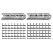 Coin de Support de 80 Pièces En L Avec Vis 160 Pièces, Support D'Angle, Attache de Support D'Angle pour Armoire de Cadre de Lit de Meubles En Bois